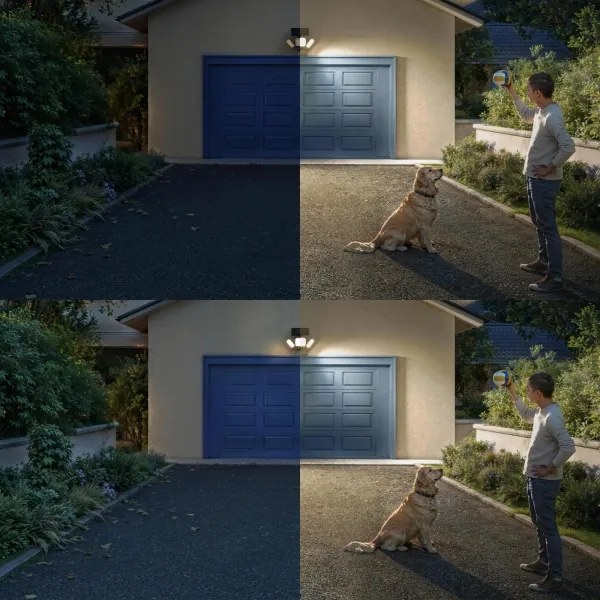 Philips -LED Applique solare da parete con sensore ZYREN LED/24,5W/3,7V 2600 mAh 3000K IP65