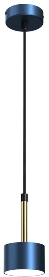 Lampadario su corda ARENA 1xGX53/11W/230V blu/dorato