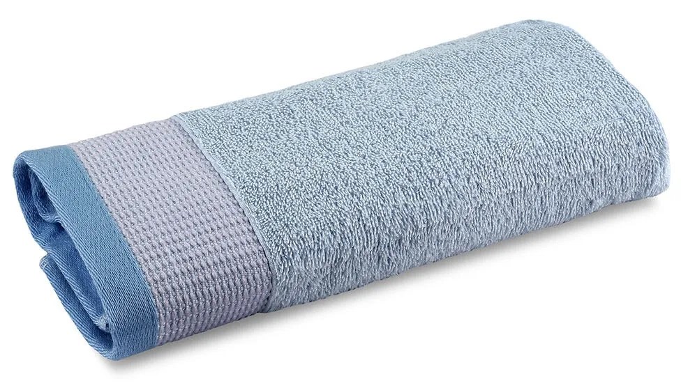 Asciugamano Ospite Trendy  in Cotone Azzurro Caleffi