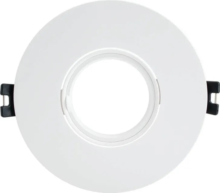 Faretto da Incasso Orientabile Foro Ø75-80mm Bianco