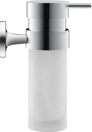 Dispenser Portasapone a muro cromo Vetro Satinato Starck T 0099351000 Duravit