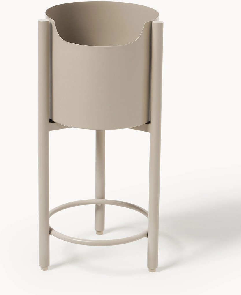 Fioriera in metallo Taru, alt. 45 cm