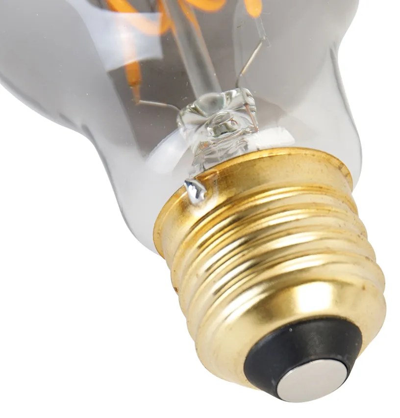 Set di 5 lampadine a spirale E27 LED A60 fumé 4W 120 lm 1800K