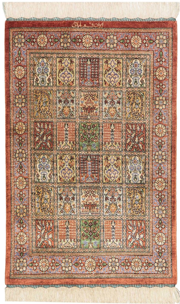 Ghom Tappeto persiano 90x60 (Iran) Annodato A Mano