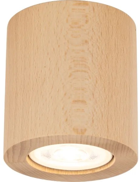 Faretto EVE 1xGU10/10W/230V faggio