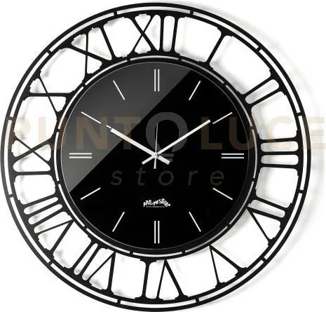 Orologio da parete axis 70 nero,crystal luxe nero