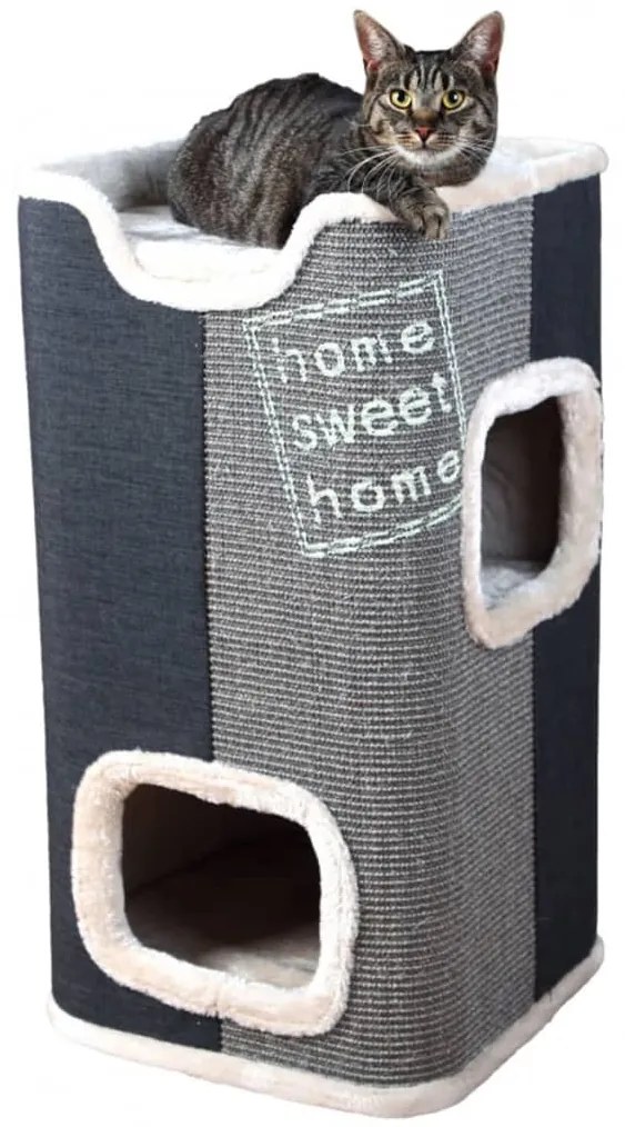 Trixie tiragraffi a torretta per gatto jorge 78 cm grigio 44957