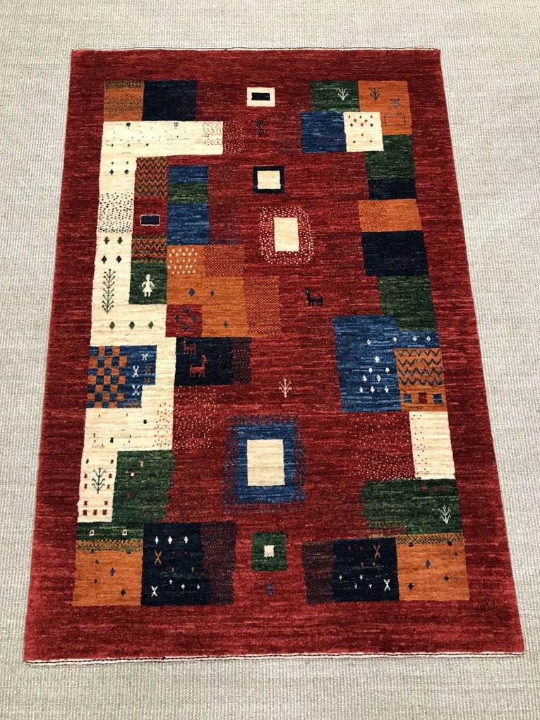 Loribaft Tappeto persiano 110x160 (Iran) Annodato A Mano