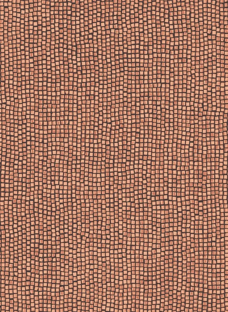 Arte International Carta da parati Tessera - Rose Shimmer