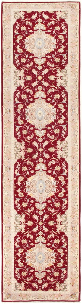 Tabriz Tappeto 90 x 430 (Iran) Annodato A Mano