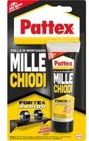 ADESIVO MILLECHIODI 'FORTE&RAPIDO' gr. 100 col. bianco PATTEX 12 PZ