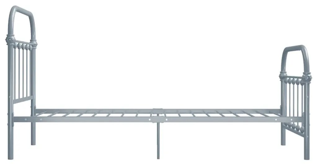 Giroletto grigio in metallo 100x200 cm