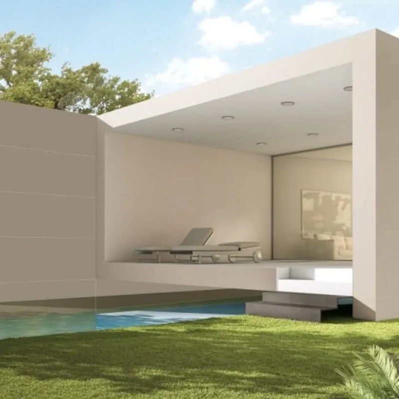 Piastrella da pavimento e rivestimento interno 100 x 100 cm Sp. 3.5 mm rettificato Basic in gres porcellanato bianco opaco traffico intenso (pei 4/5) R9