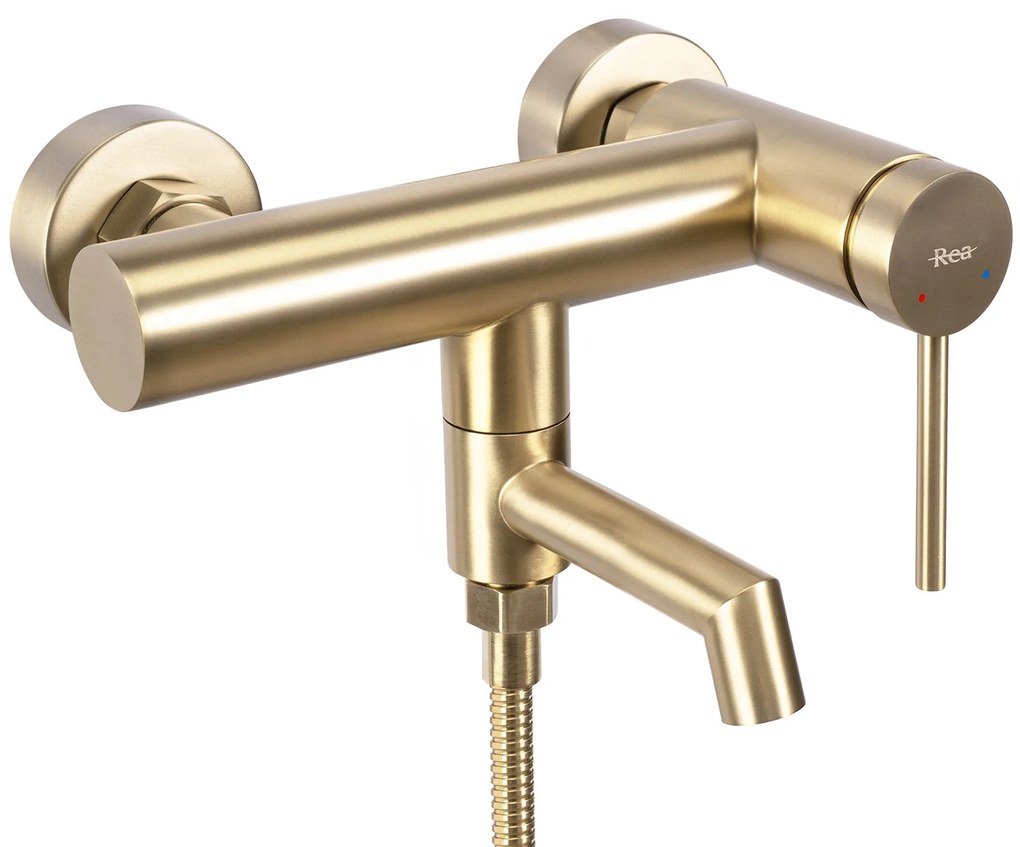 Rubinetto da vasca REA FOSS Brush Gold