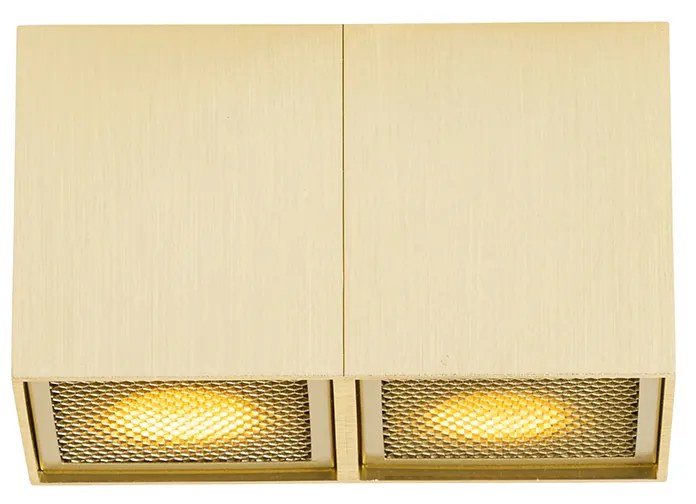 Faretto da soffitto di design oro 2 luci - Qubo Honey