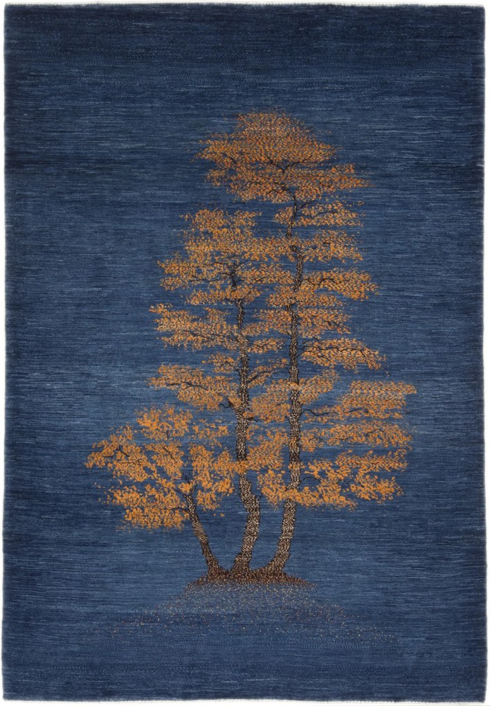 Loribaft Tappeto persiano 160 x 230 Blu (Iran) Annodato A Mano