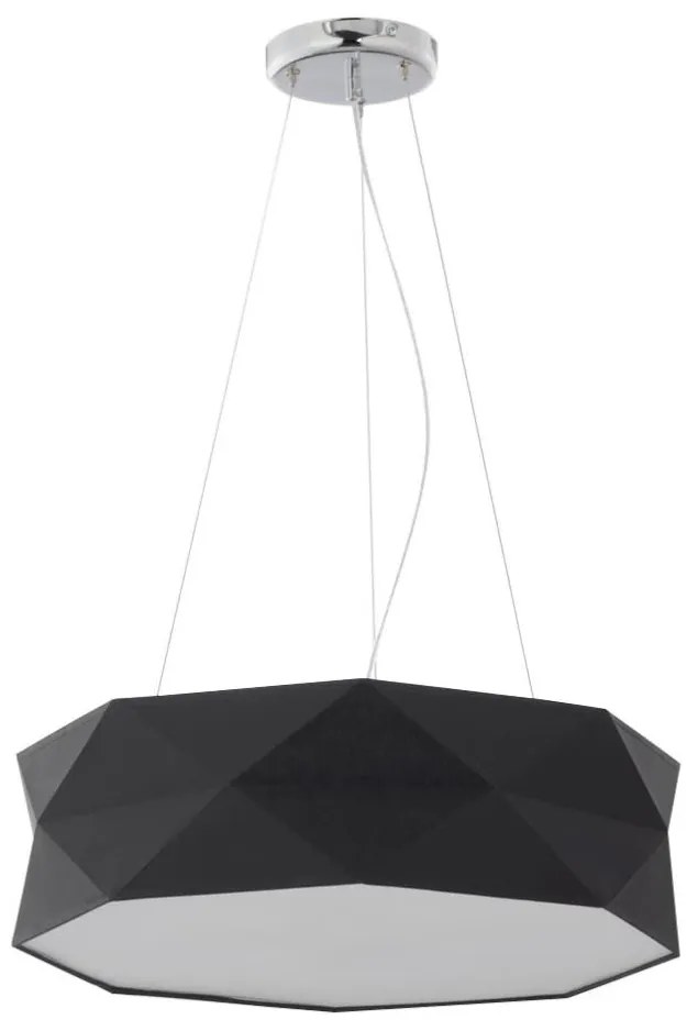 Lampadario su corda KANTOOR 1xE27/15W/230V nero