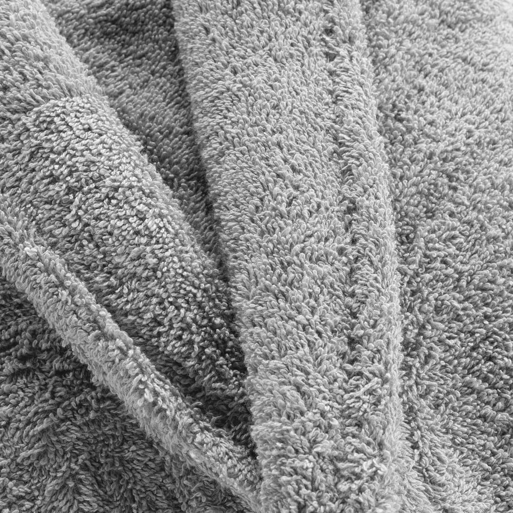 Accappatoio grigio chiaro in cotone M Tendresse – douceur d'intérieur