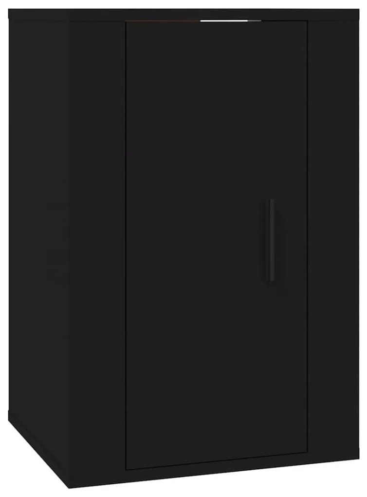 Mobile porta tv a parete nero 40x34,5x60 cm