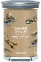 Candela Amber Sandalwood in barattolo grande Yankee Candle