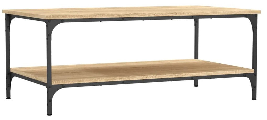 Tavolino da Salotto Rovere Sonoma 100x55x40cm Legno Multistrato