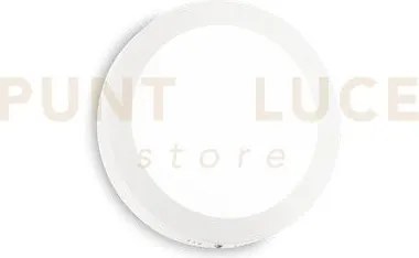 Universal round plafoniera led smd 17 w 110° 1750 lm 2700 k bianca