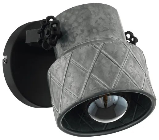 Eglo 39868 - Lampada da parete HILCOTT 1xE27/40W/230V