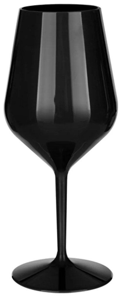 Calice vino in plastica 470 ml nero