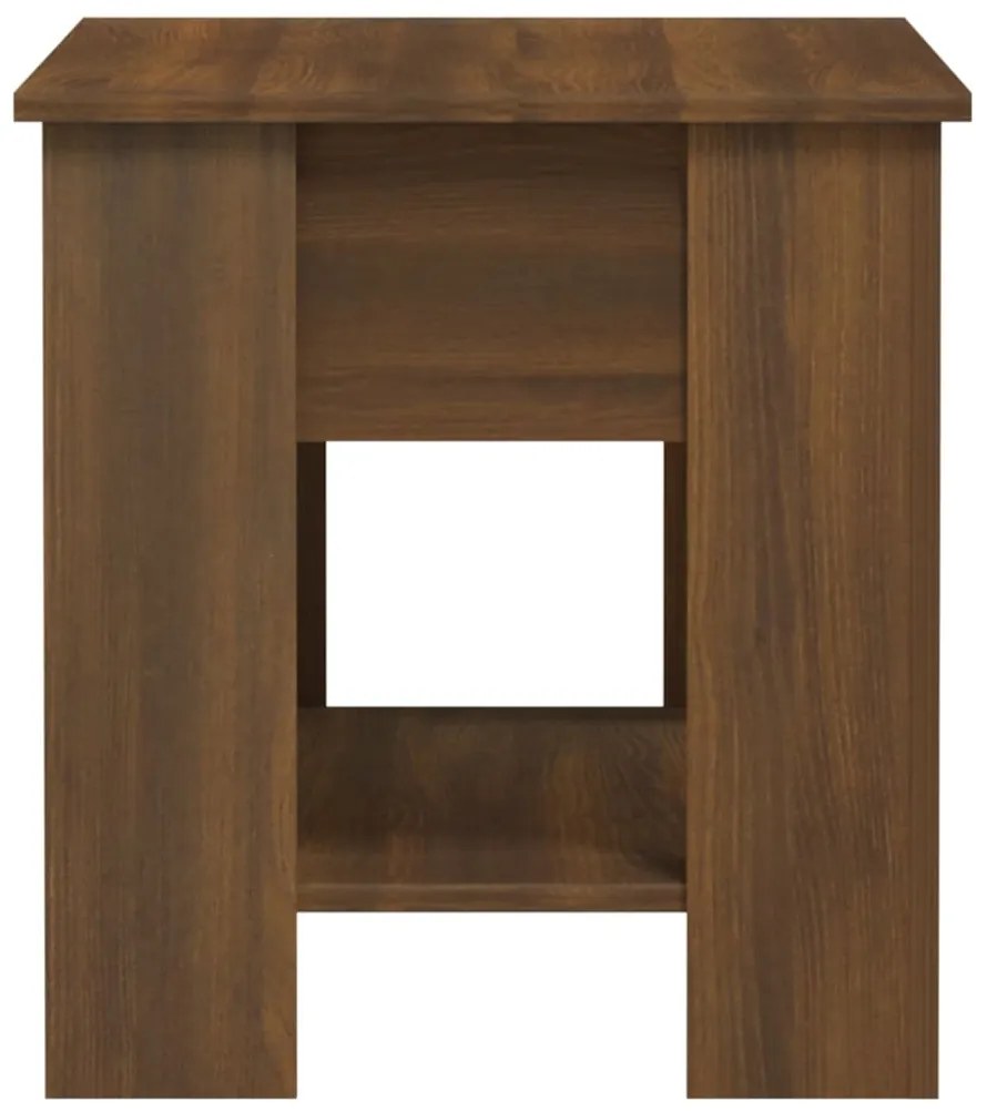 Tavolino salotto rovere marrone 101x49x52 cm legno multistrato