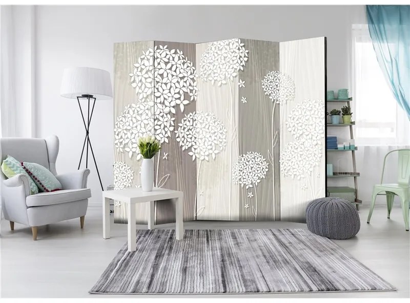 Paravento Paper Dandelions II [Room Dividers]