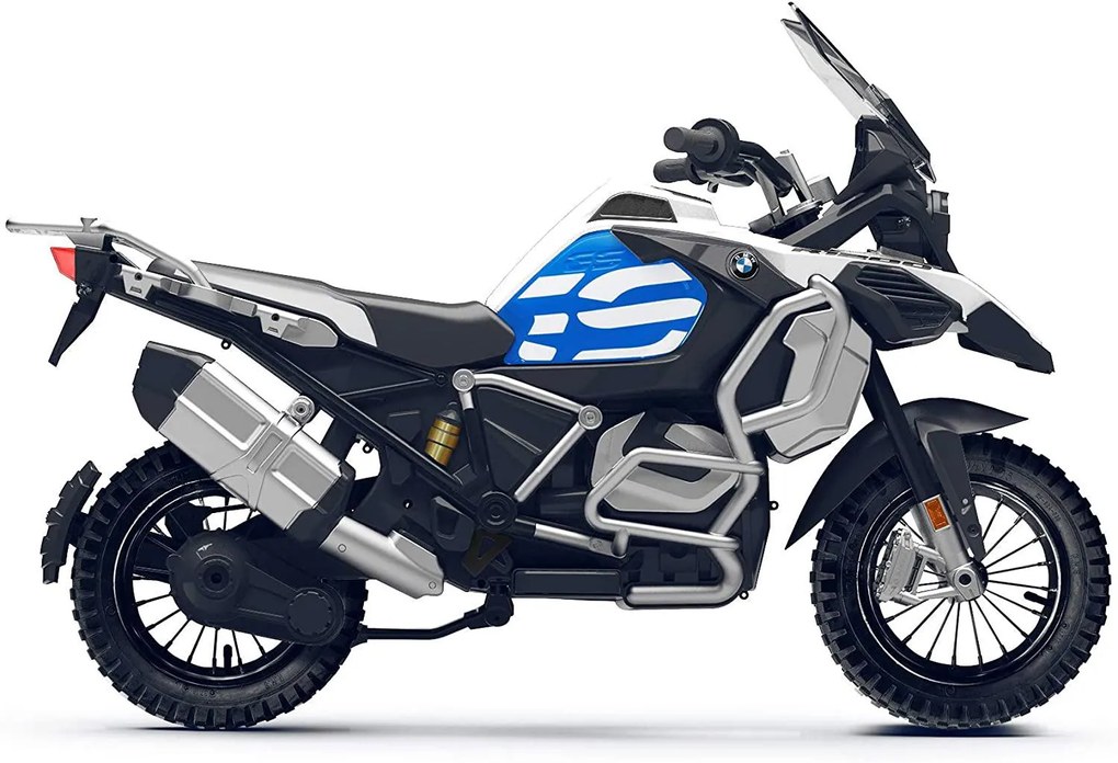 Moto Elettrica per Bambini 24V con Licenza BMW R1200 GS Adventure Blu