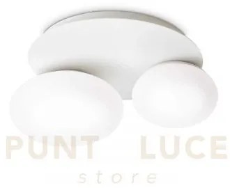 Lampada da soffitto ninfea pl2 bianco