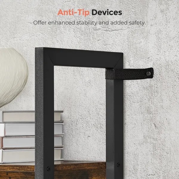 Libreria NAVARO marrone/nera