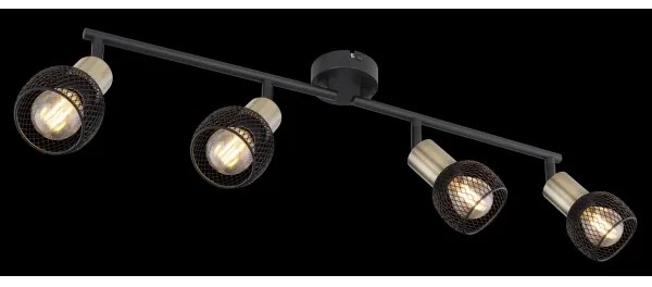 Globo 54028-4 - Faretto FIASTRA 4xE14/40W/230V