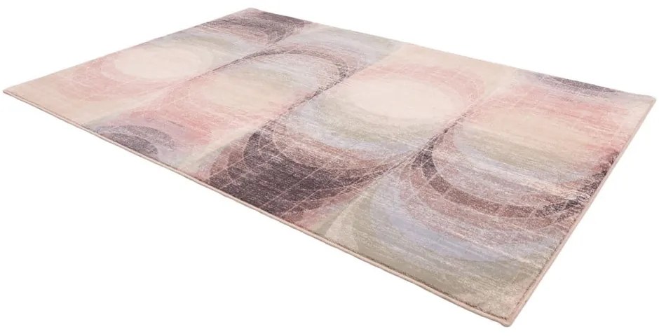 Tappeto in lana rosa chiaro 170x240 cm Kaola - Agnella