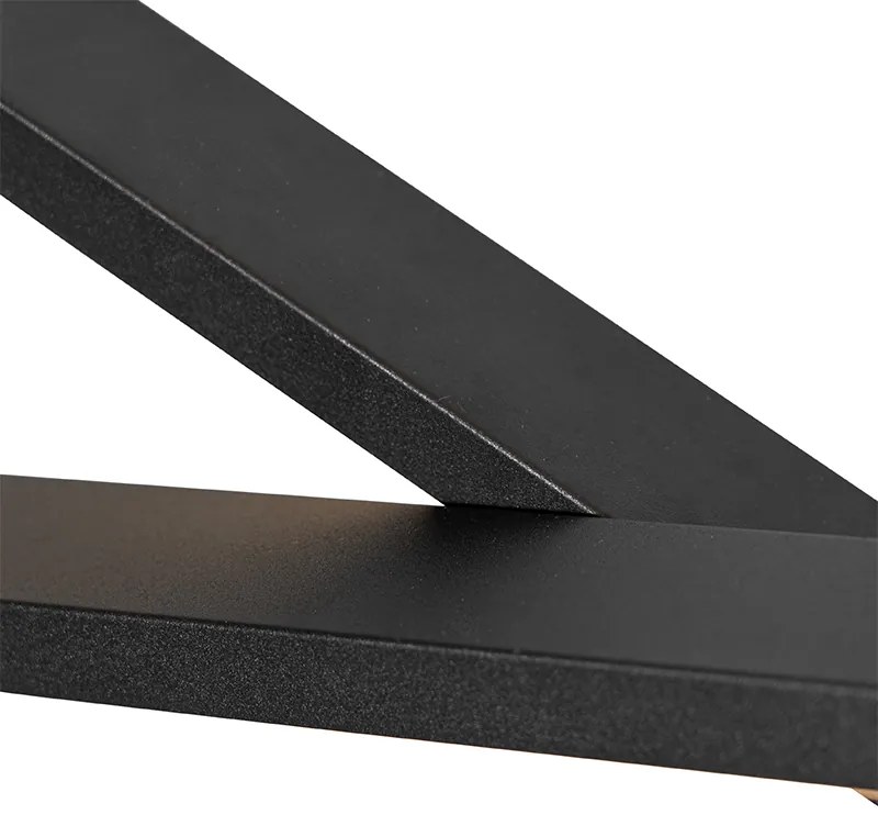 Lampada a sospensione nera incl. LED dimmerabile a 3 livelli 6 luci - Jolanta