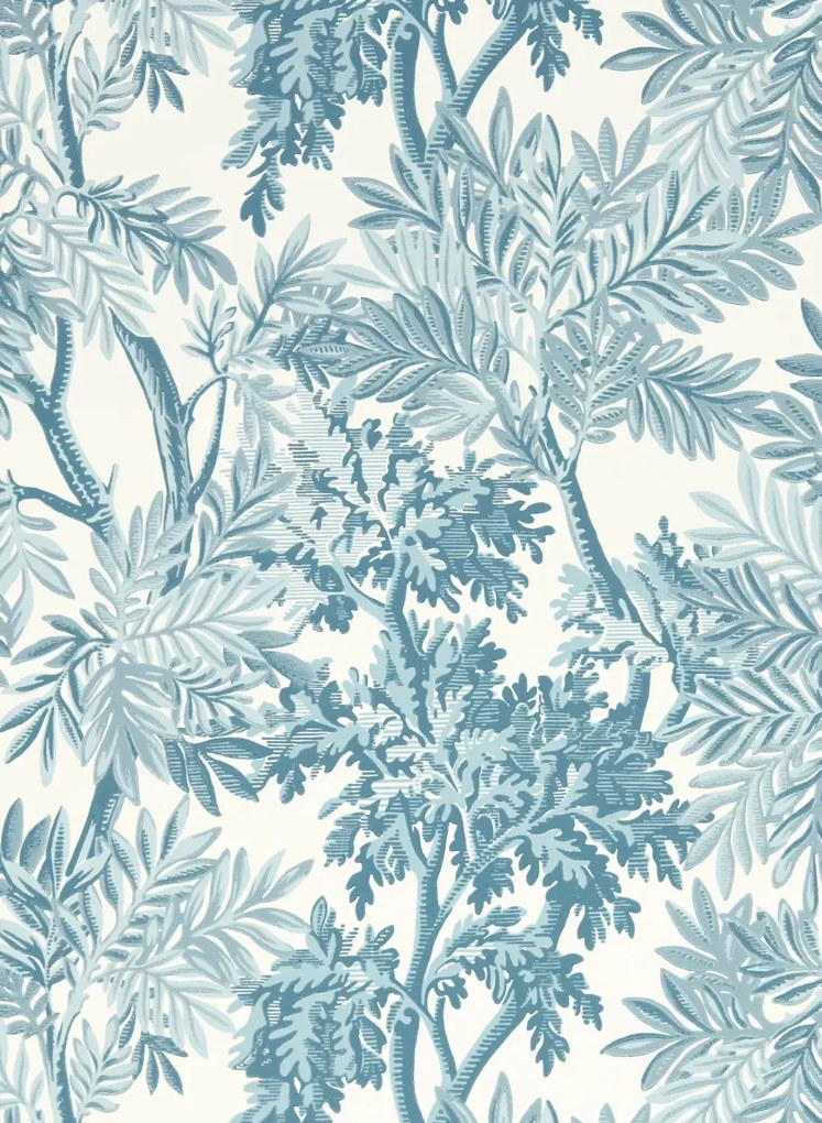 Sanderson Tapete Tapestry Trees - Pottery Blue