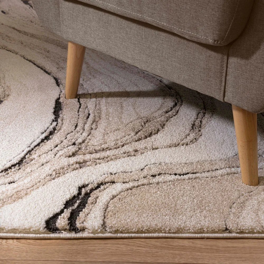 Tappeto beige 200x290 cm Mirage Quartz - Asiatic Carpets