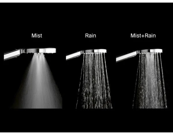 Ravak X07P233 - Doccetta a mano con pulsante FLAT, cromo lucido