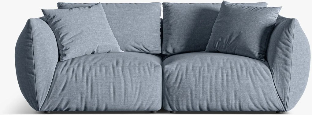 Divano modulare Chris 3 posti in velluto – L220 cm
