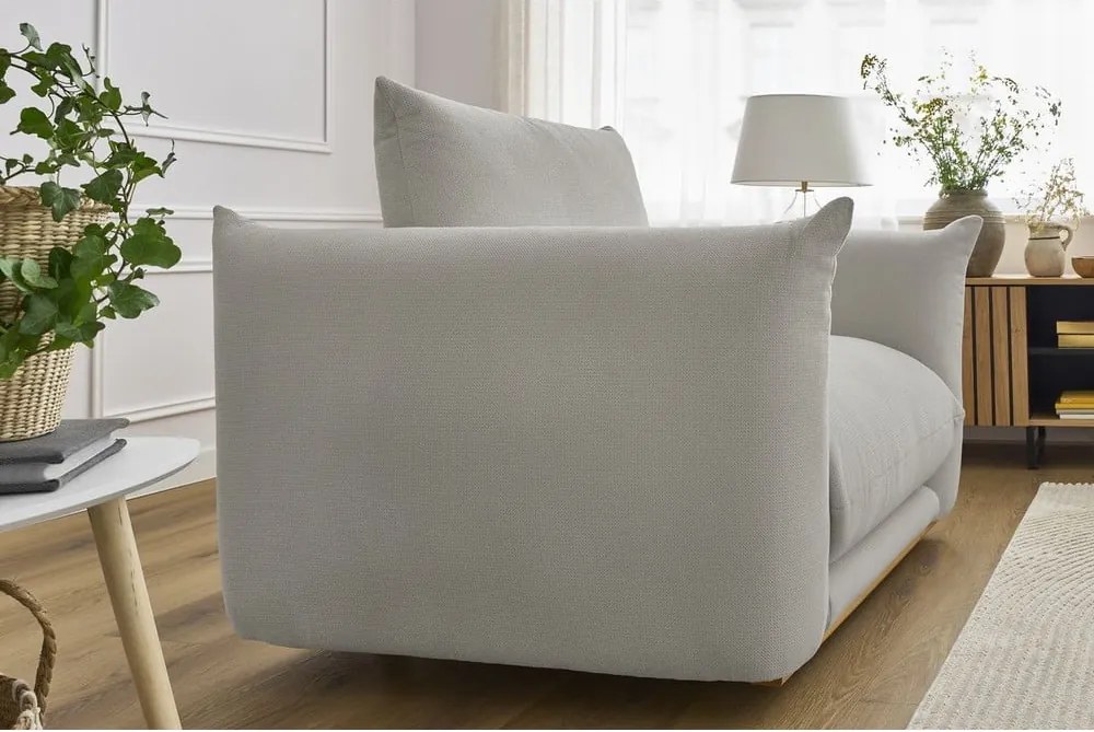 Poltrona in grigio chiaro Ernest – Bobochic Paris