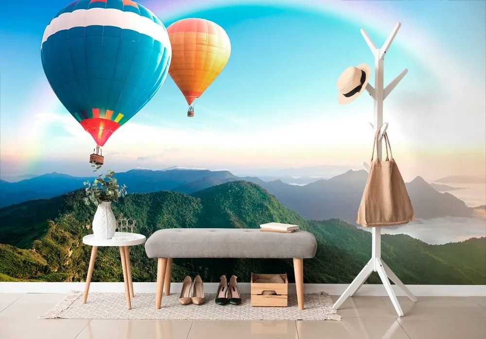 Fotomurale – Avventura in mongolfiera