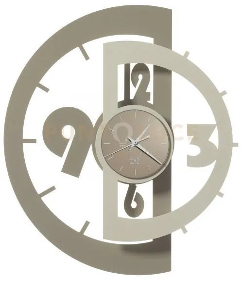 Orologio da parete victor sabbia e avorio