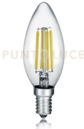 Confezione 3 lampadine led wire oliva trasparente 2w, 250lumen, 2.7...