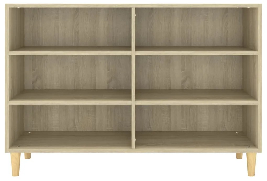 Credenza rovere sonoma 103,5x35x70 cm in legno multistrato