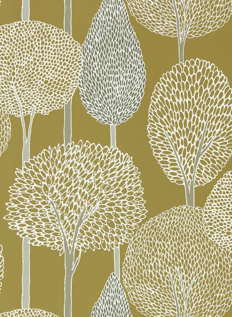 Harlequin Carta da parati Silhouette - Ochre/ Taupe