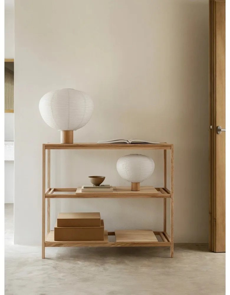 Scatole in set con coperchio/decorative beige in finta pelle 2 pz 40x30x11 cm Sahla – Blomus