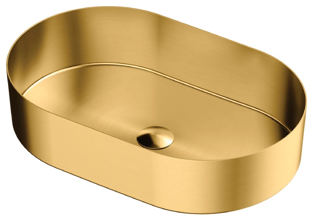 Lavabo D'Appoggio 55x39 Cm Cipi "Foyer" Oro