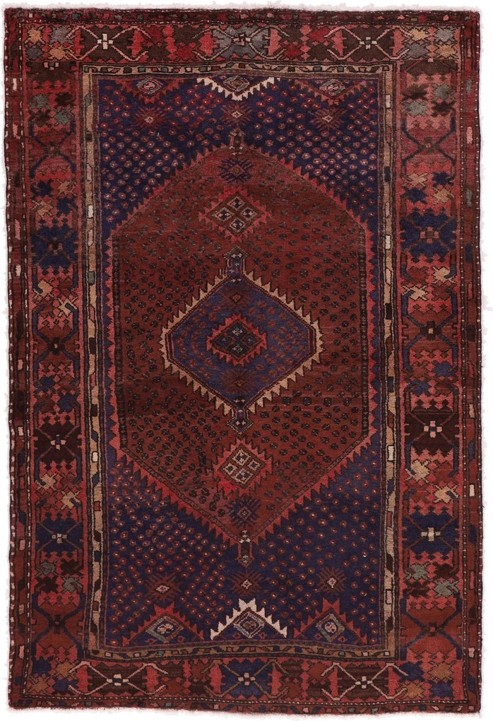 Hamedan Tappeto persiano 140x200 (Iran) Annodato A Mano