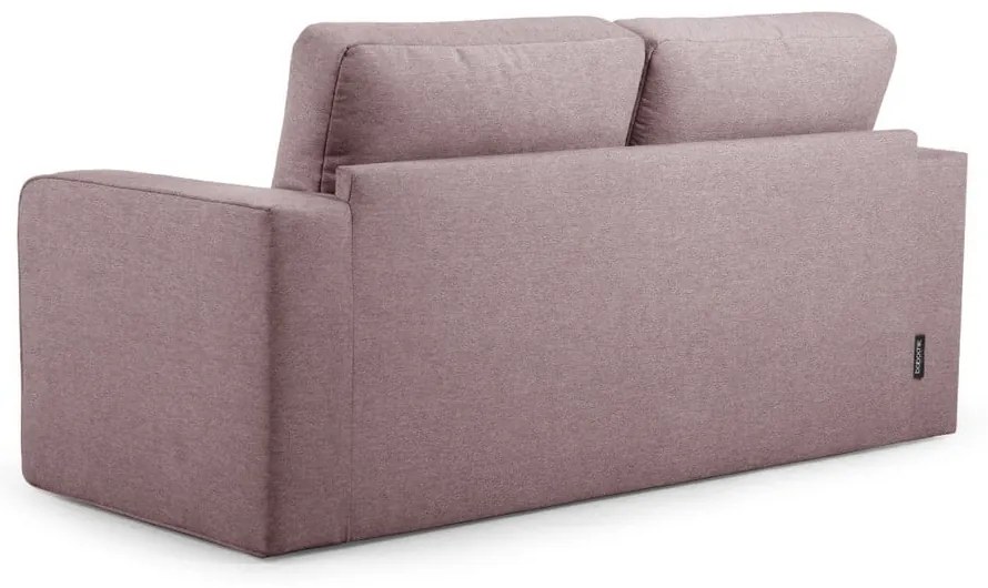 Divano in rosa chiaro allungabile 160 cm Come – Bobochic Paris